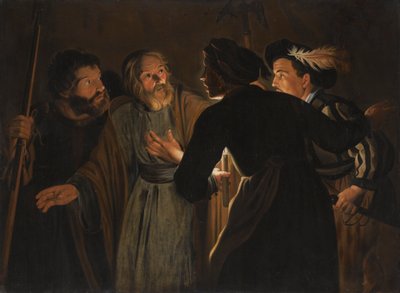 La negación de San Pedro de Follower of Gerard Seghers